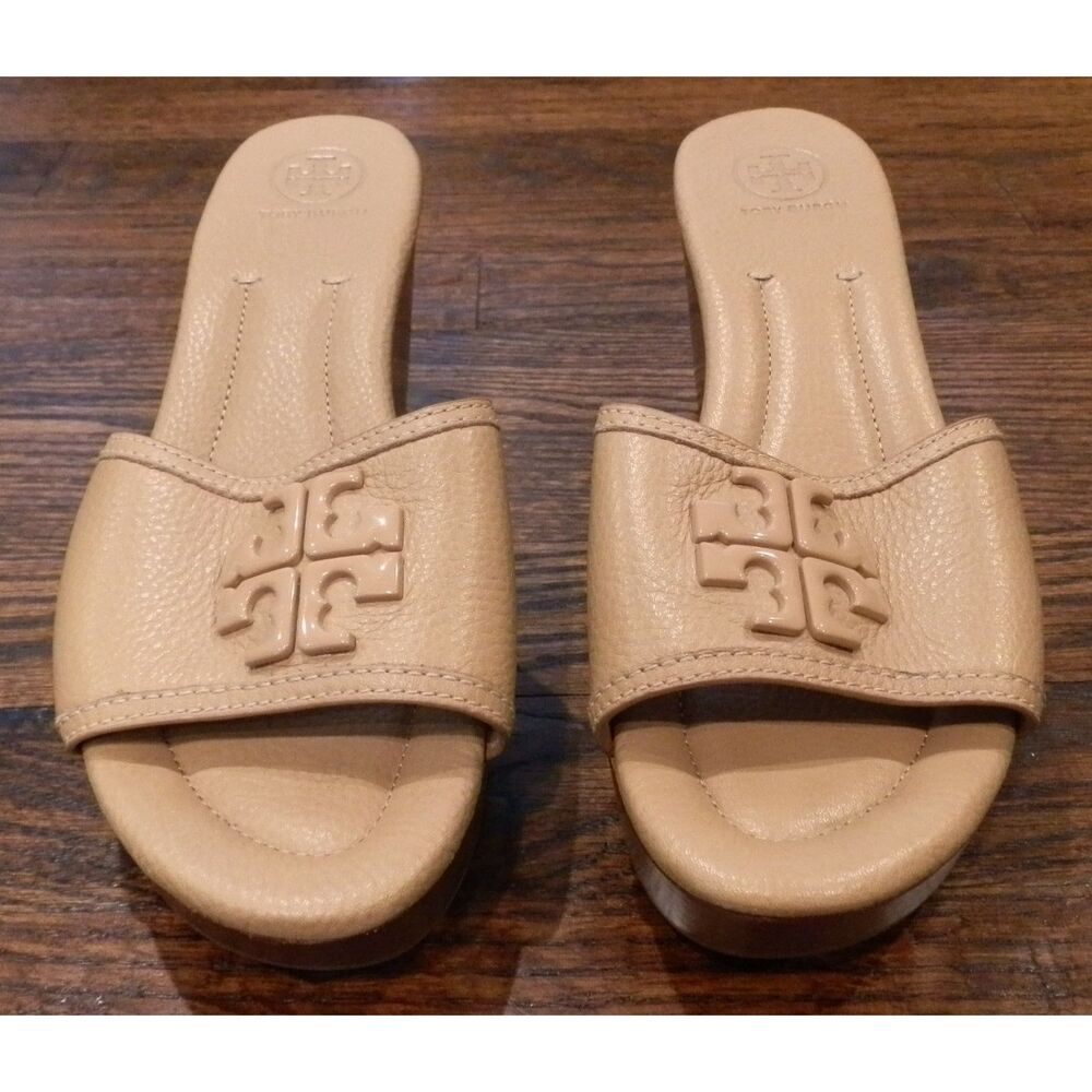Tory Burch Platform Sandals Shoes Women's Size 8.5 - Picture 1 of 5